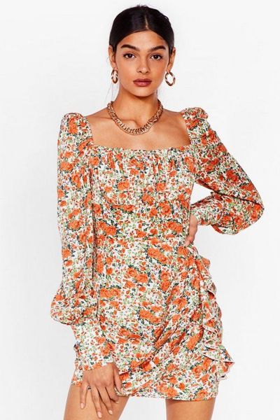 Lookin' Bud On The Dancefloor Floral Mini Dress