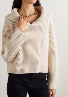 Raisa Ribbed Cashmere Sweater from Khaite