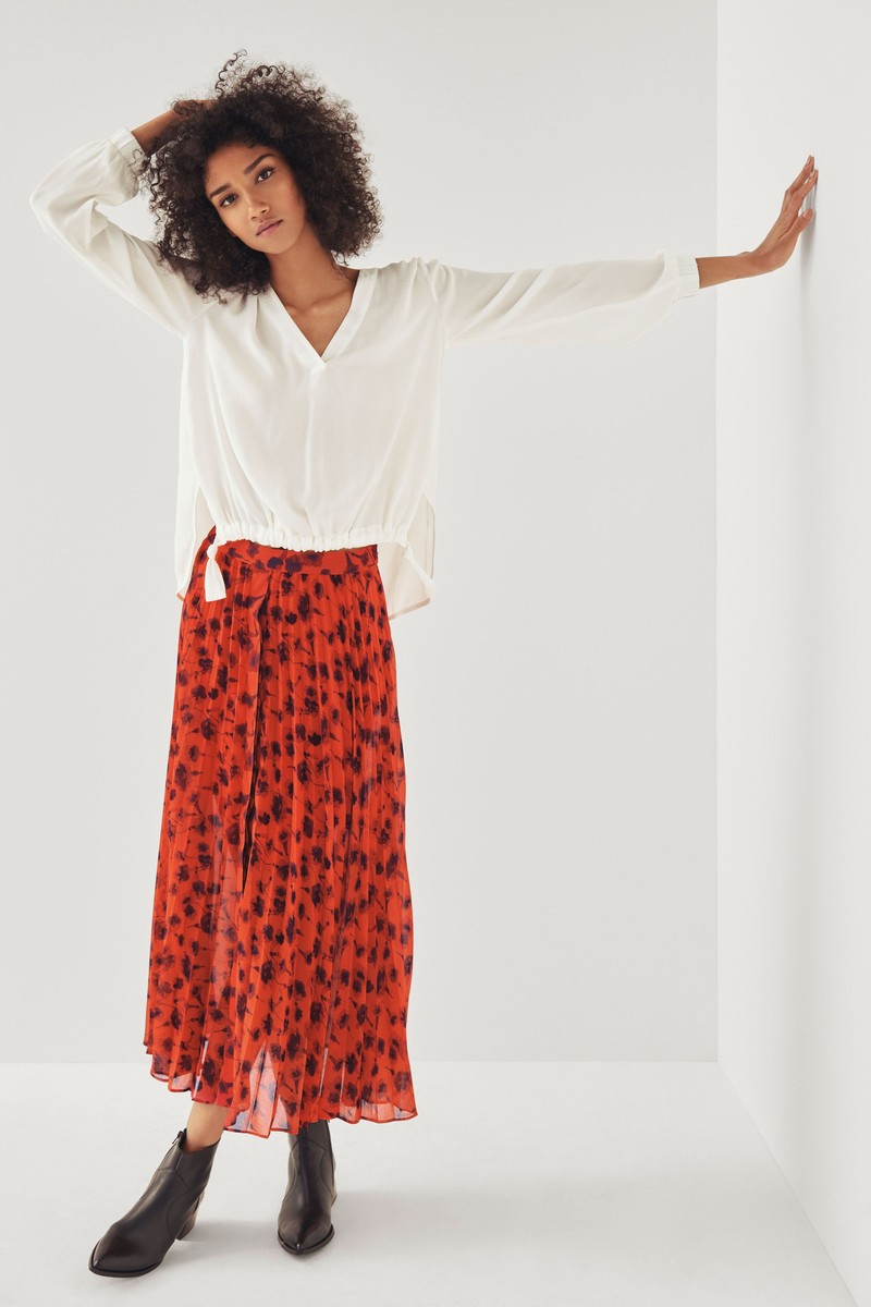 Next/Mix | Drawcord V-Neck Blouse, £65