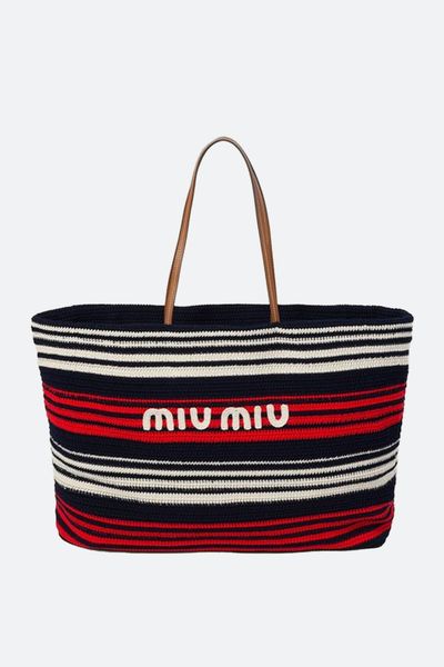 Crochet Tote Bag  from Miu Miu