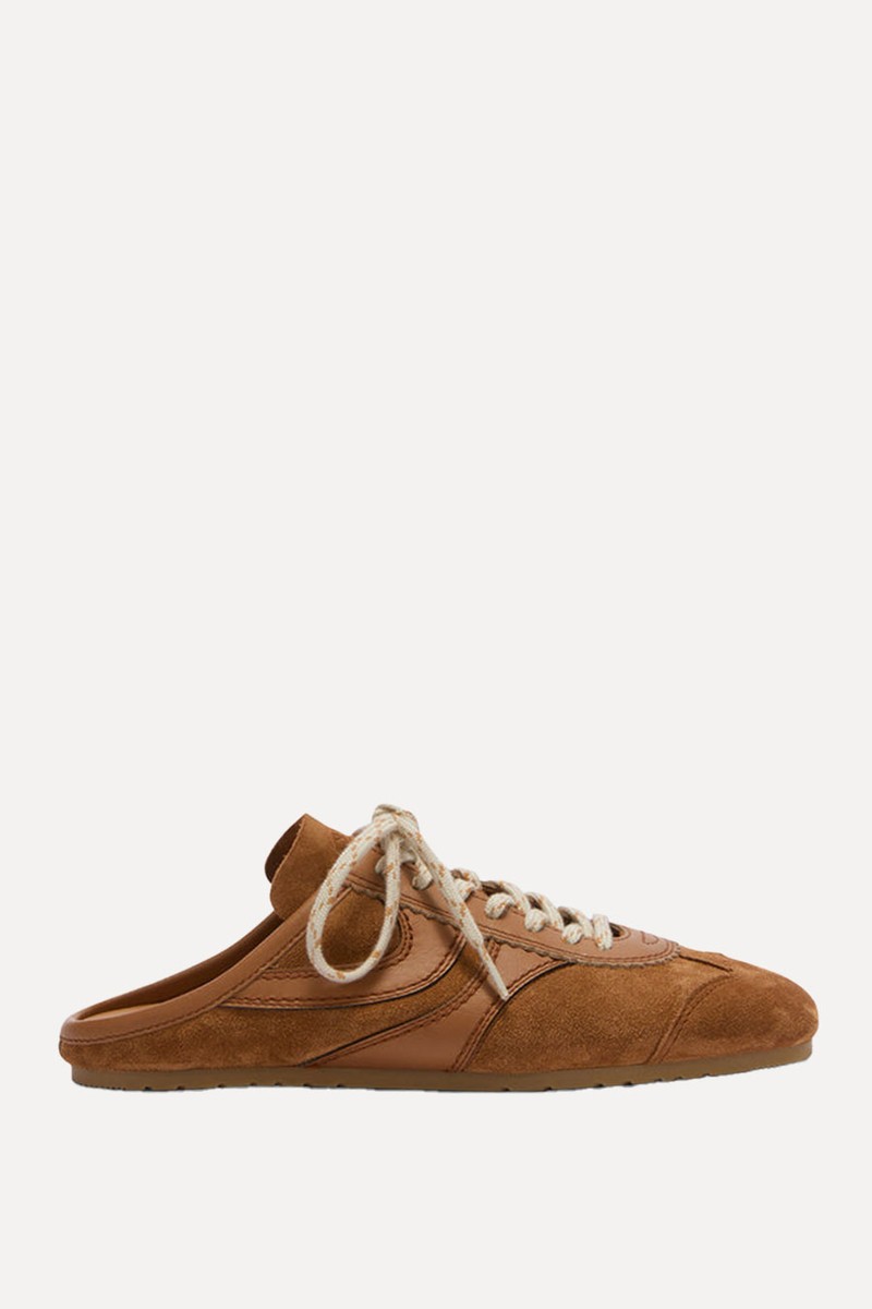 Suede Sneaker Mules from Dries Van Noten