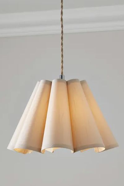 Petal Pleat Lamp from Dunelm