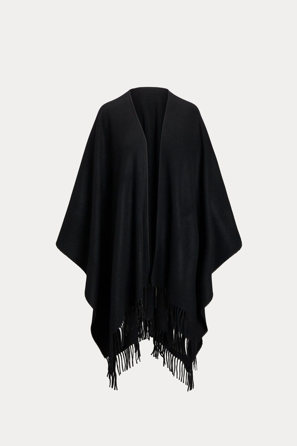 Oversize Wool Blend Wrap Scarf