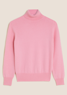Pure Cashmere Roll Neck Jumper from M&S