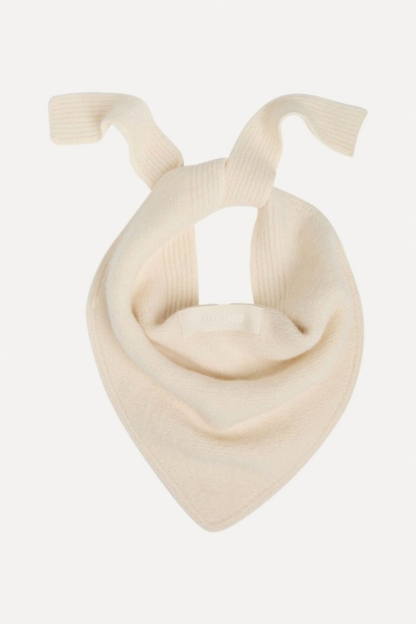 Le Chale Gros Grain Alpaca-Blend Scarf from Jacquemus