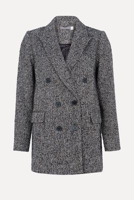 Textured Blazer Coat