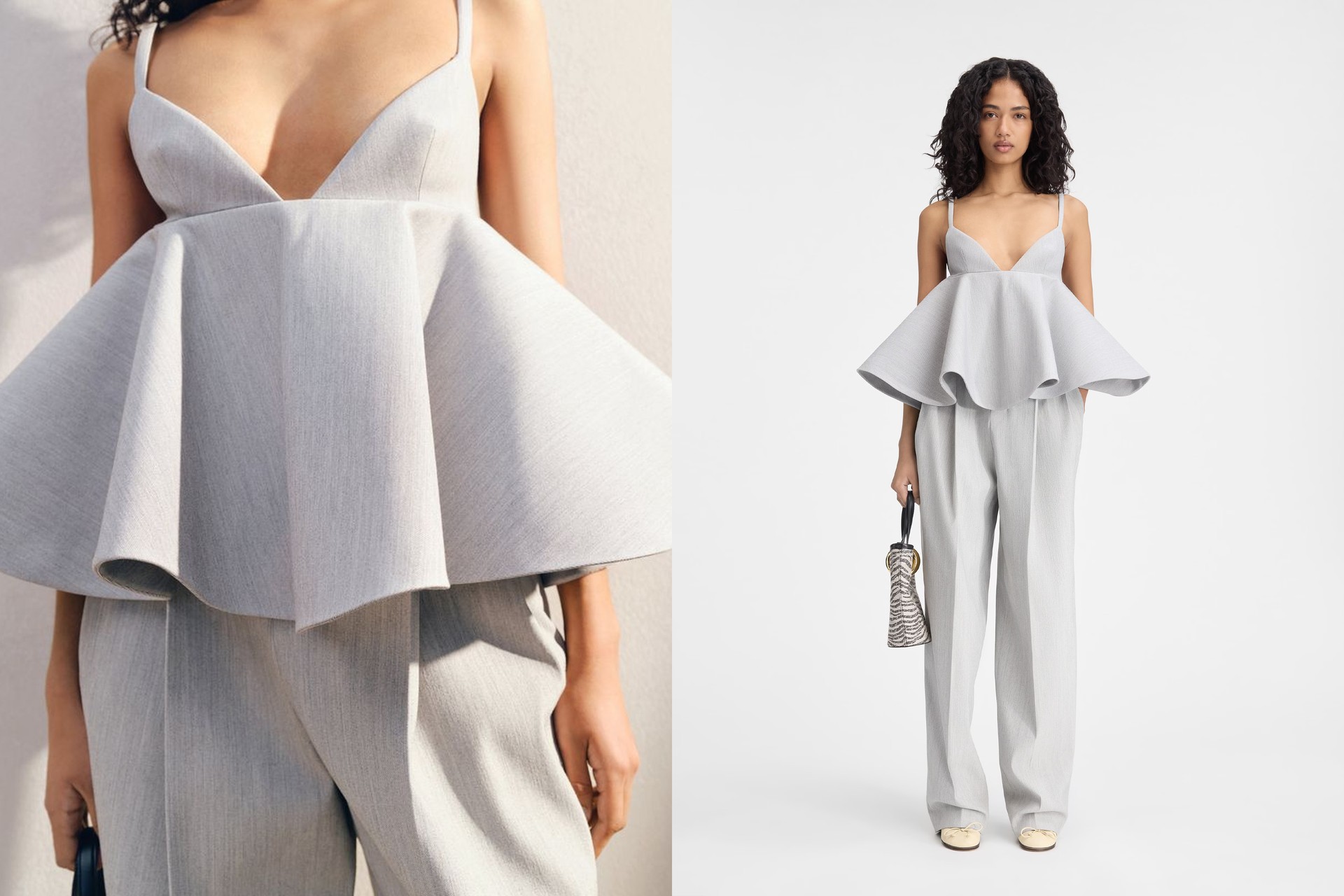 Le Haut Vela Flounce Top from Jacquemus