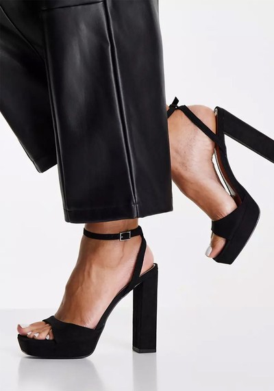 Black Platform Heels from ASOS Design