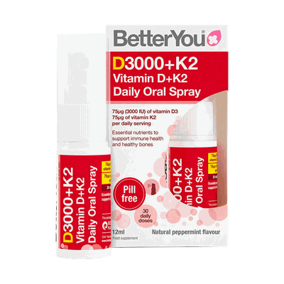 Vitamin D3000+K2 Daily Oral Spray from BetterYou