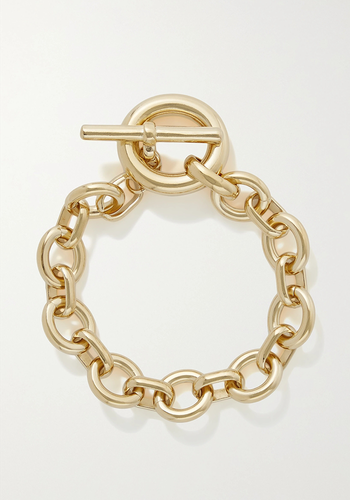 Portrait Gold-Pated Bracelet from Laura Lombardi