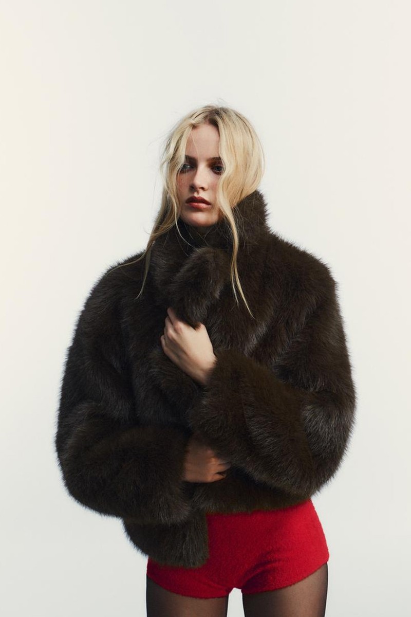 Short Faux Fur Coat
