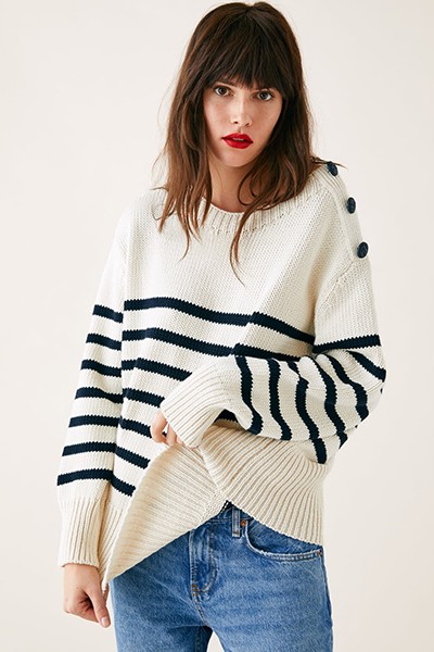 Striped Knit Sweater