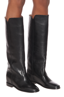 Chess Leather Boots from Isabel Marant