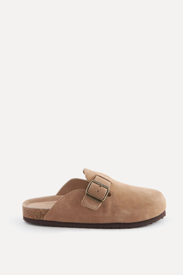 Suede Slip-On Clogs  from Next