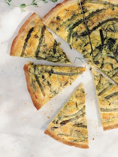 Wild Asparagus Tart