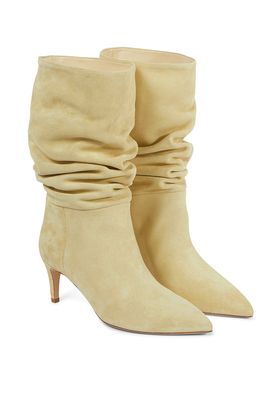 Slouchy Suede Boots from Paris Texas