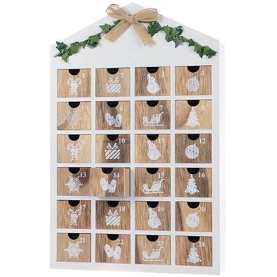 Wooden House Advent Calendar from Ocado