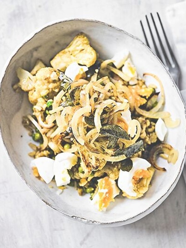 Kedgeree with Cauliflower & Spices