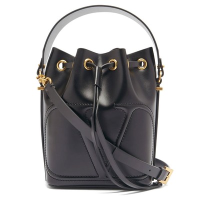 V-logo Walk Leather Bucket Bag from Valentino 