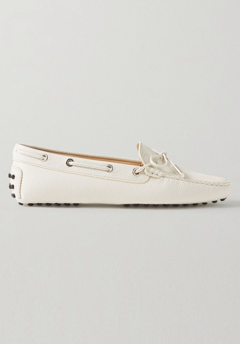 Gommino Textured-Leather Loafers from Tod's