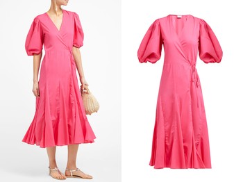 Fiona Cotton Wrap Dress