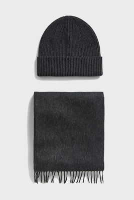 Merino Wool Hat & Scarf Set
