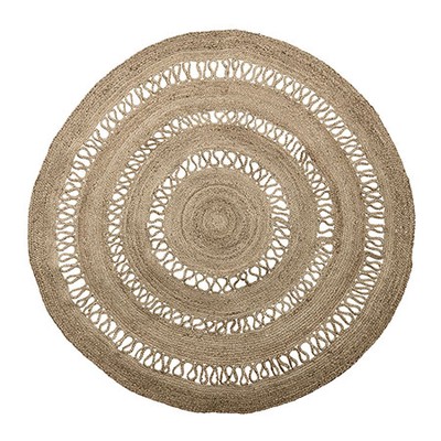 Round Jute Indoor/Outdoor Rug from Bloomingville