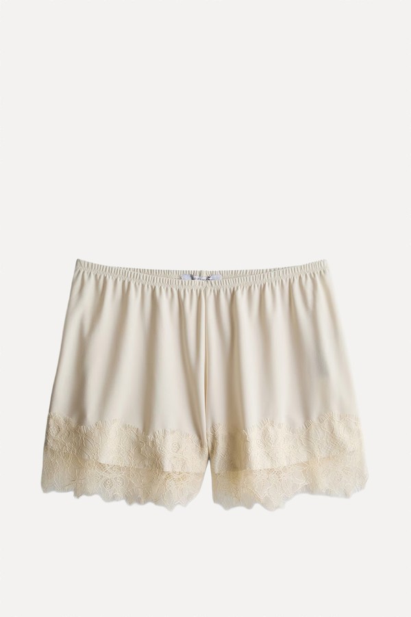 Lace Trim Shorts from Primark X Paula Echevarría