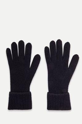 Oak Ribbed Cashmere Gloves from Arch4