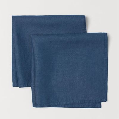 2 Pack Linen Napkins from H&M