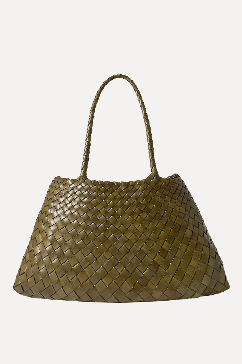 Santa Croce Big Woven Leather Tote from Dragon Diffusion