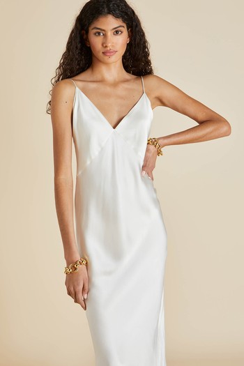 Issa Silk Satin Slip Dress from Olivia Von Halle