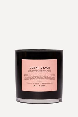 Cedar Stack Scented Candle from Boy Smells 