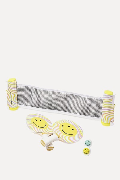 Printed Wooden Table Tennis Set  from Sunnylife X Smiley