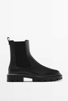 Chelsea Boots With Lambskin Insole from Massimo Dutti