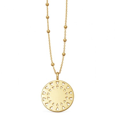 Long Large Cut-Out Disc Necklace from Missoma