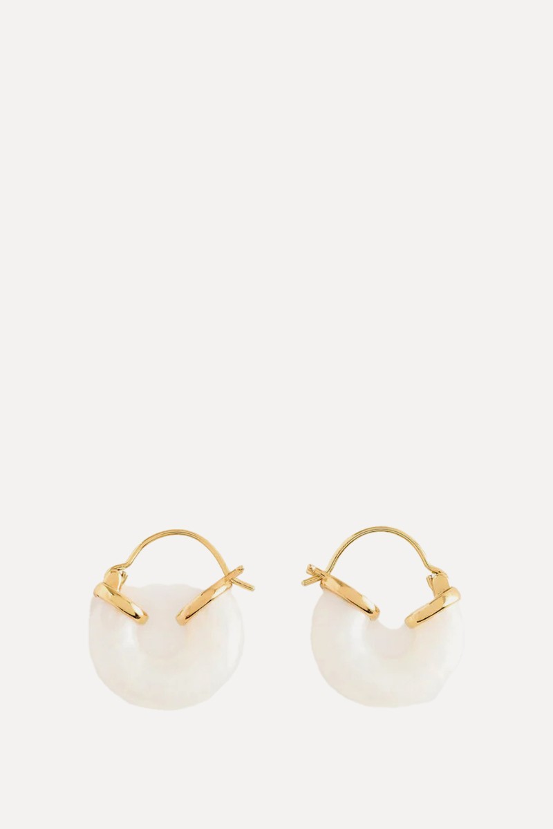 Petit Swell Gold Plated Hoops from Anni Lu