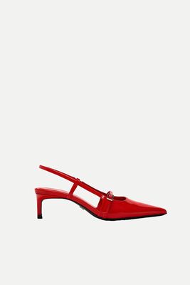 Slingback Shoes With Strap from Zara