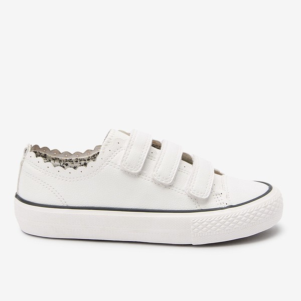 Scalloped Touch Fastening Trainers