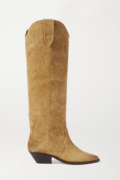 Denvee Suede Knee Boots from Isabel Marant