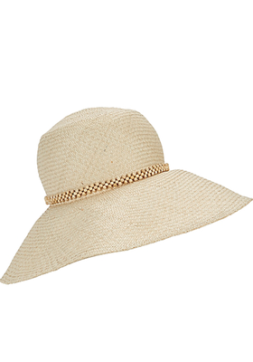 Sand Woven Straw Wide-Brim Hat from Aranaz