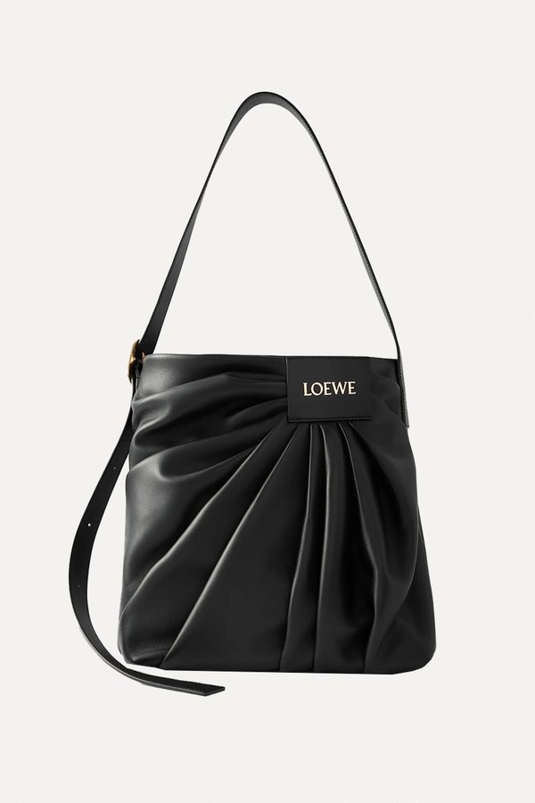 Featherlight Gathered Leather Tote from  Loewe