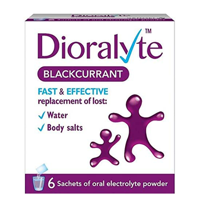 Diarrhoea Relief Rehydration Sachet Blackcurrant  from Dioralyte 