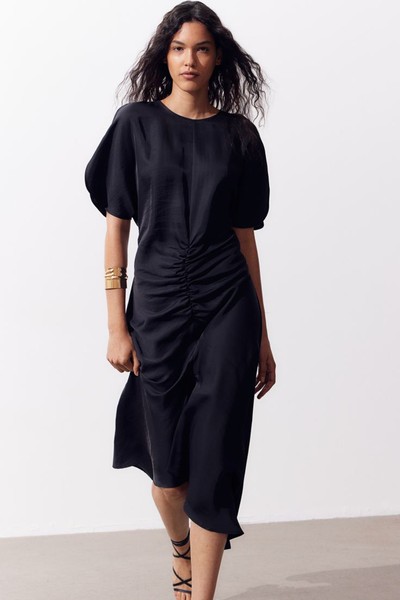 Slit-Sleeved Dress