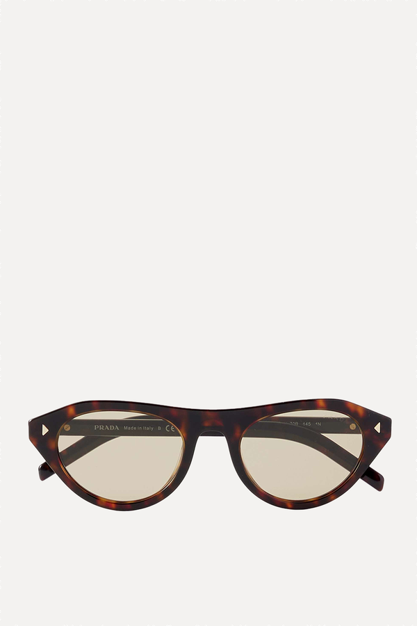 Sunglasses With The Iconic Metal Plaque from Prada