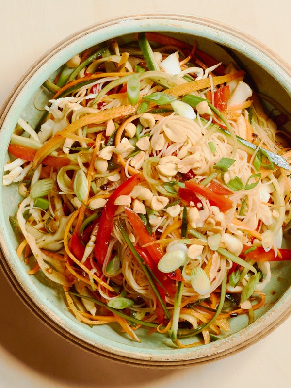 Shredded Rice Noodle Salad