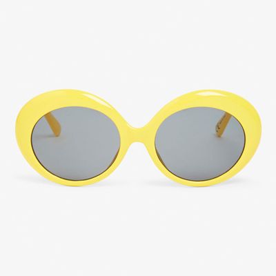 Retro Oval Sunglasses from Monki