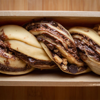 Chocolate, Hazelnut & Cookie Crumb Babka Kit from Shuk