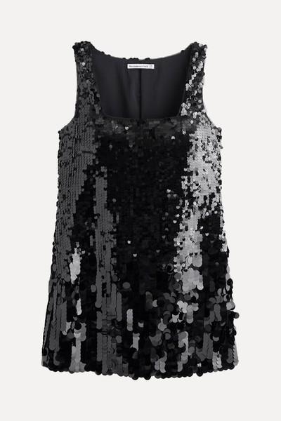 Sequin Squareneck Mini Dress from Abercrombie & Fitch