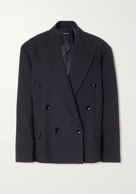 Klero Oversized Double Breasted Checked Blazer from Isabel Marant
